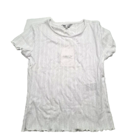 Only Damen Onlcarlotta S/S Top JRS Noos, Weiß, XS