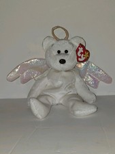 Ty Beanie Babies Halo the Angel Bear Toy 1998