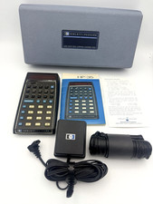 Vintage HP-35 RPN Calculator w/ Original Travel Case, Pouch, AC Adapter, Manual