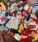 Vintage 3 Barbie lot + 60 Plus pcs original black-and-white outfits 💎