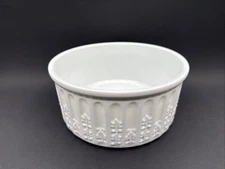 Bernardaud Louvre Round OPEN CASSEROLE DISH 8" Bowl Souffle Baker