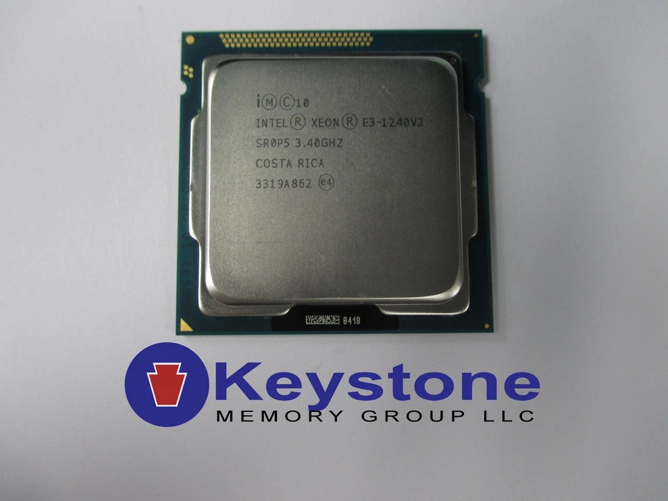 Intel Xeon E3-1240 v2 SR0P5 3.4GHz Quad Core LGA 1155 CPU Processor *km - Image 2 of 2