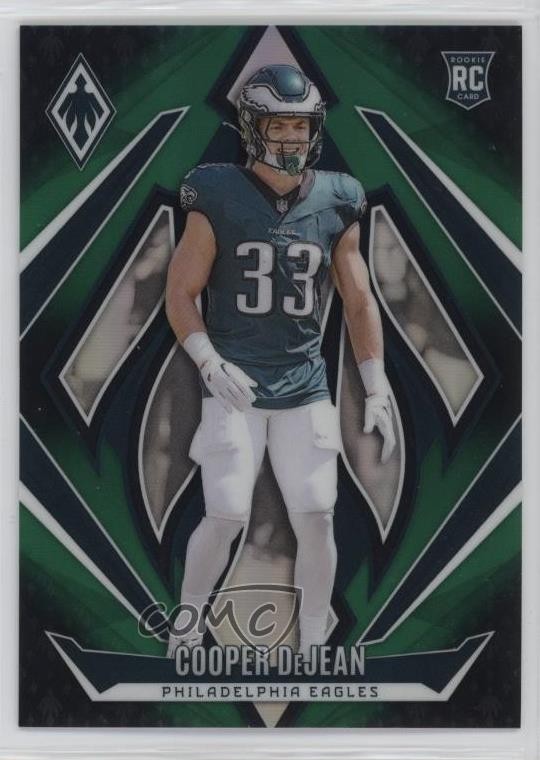 2024 Panini Phoenix Rookies Green Fade 115/199 Cooper DeJean #171 Rookie RC 0i8b