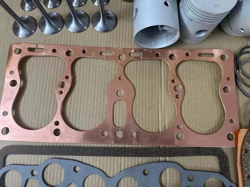 Kit de revisión de motor para Willys JEEP 134 cabeza F 1950-72 pistón, revestimiento, junta Foto 3 de 4