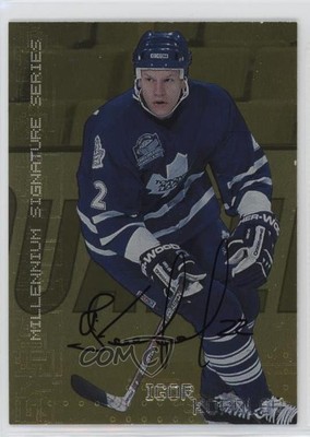 1999-00 ITG Be A Player Millennium Signature Series Gold Igor Korolev Auto 0u8p