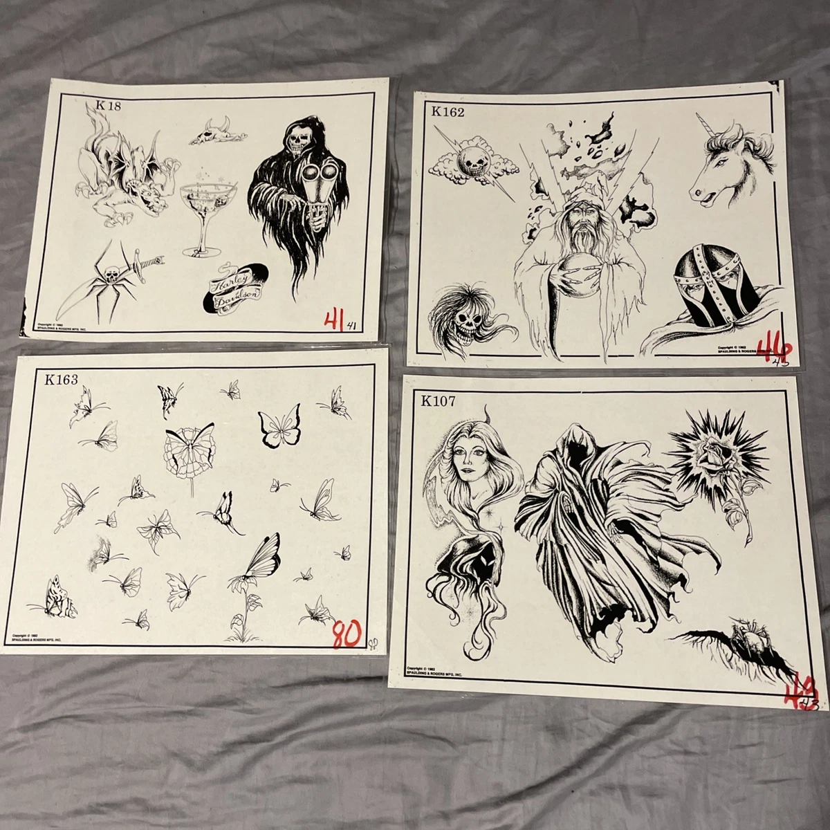 Spaulding & Rogers Tattoo Flash for sale | eBay