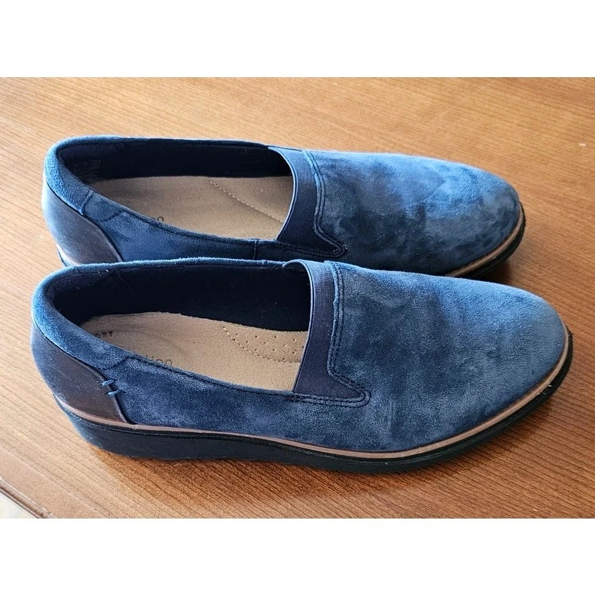 Mocassino slip on Collection by Clarks Sharon Dolly donna taglia 6 5 blu