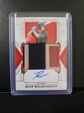 2025 Panini National Treasures - Ryan Waldschmidt 17/49 on Card Auto Patch