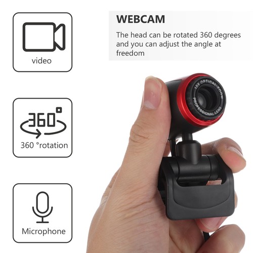 HD Camera Web Cameras for Computers Streaming USB Charging Professional Webcam - Afbeelding 10 van 12