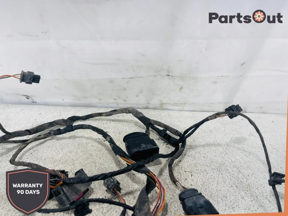AUDI A8 2015-2018 PARACHOQUES TRASERO CUBIERTA SENSOR CABLEADO ARNÉS OEM Foto 4 de 4