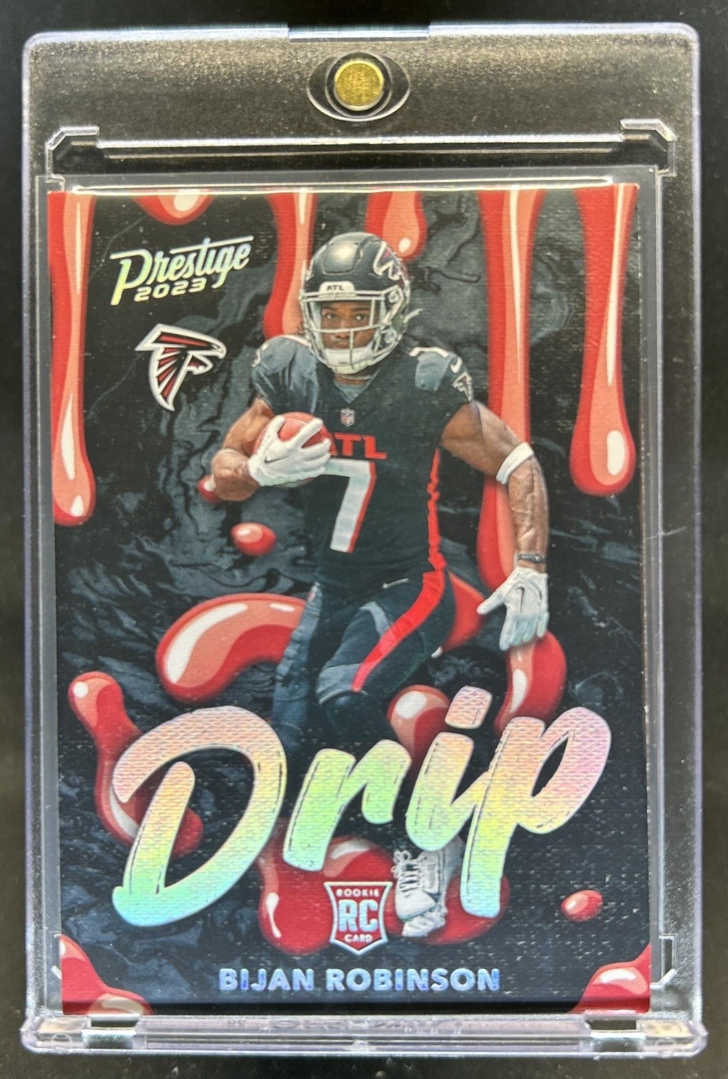 2023 Panini Prestige Bijan Robinson NFL Drip RC Rookie #6 Falcons