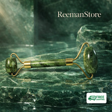 Jade Roller Facial Massager Face Eye Neck Anti Aging Beauty Skin Tool