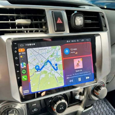 9'' CarPlay For 2009 2010 2011 2012 2013-2019 Toyota 4Runner Radio Stereo +Camera