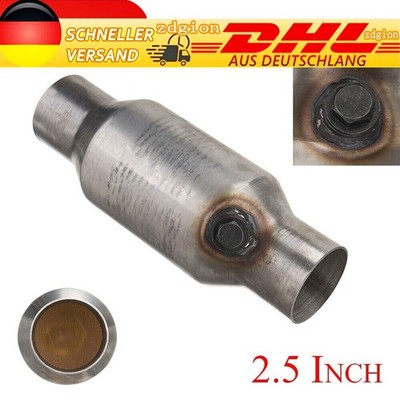 DEU Universal Katalysator Edelstahl 400 Zellen Edelstahl Caberre Φ 63mm 2.5''-