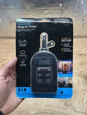 NEW MY TOUCH SMART SIMPLE SET PLUG-IN TIMER OUTDOOR INDOOR DIGITAL GROUNDED!