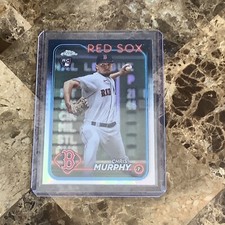 Chris Murphy 2024 Topps Chrome RC Prism Refractor  Red Sox  #47 B-20