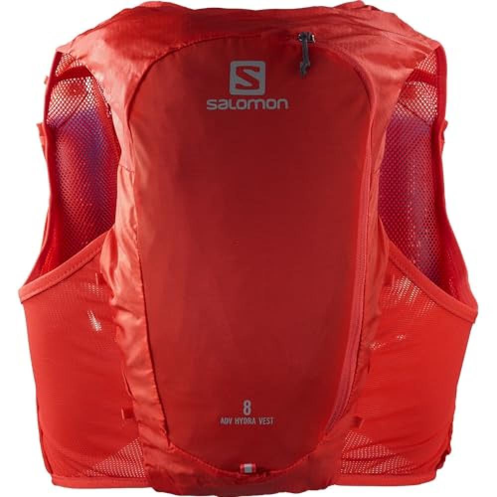 (TG. S) Salomon Adv Hydra Vest 8 Gilet da Running con Flask Inclusi Unisex, Comf