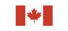 4" canadian flag bumper sticker decal usa made