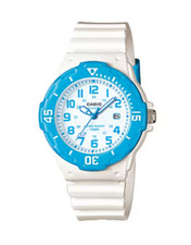 Casio General LRW-200H-2BV White Resin Band Women's Analog Watch