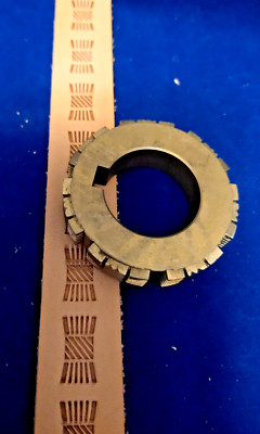 Leather Embossing Machine Roller Basketweave Stamp Pattern Pat#25112 SB