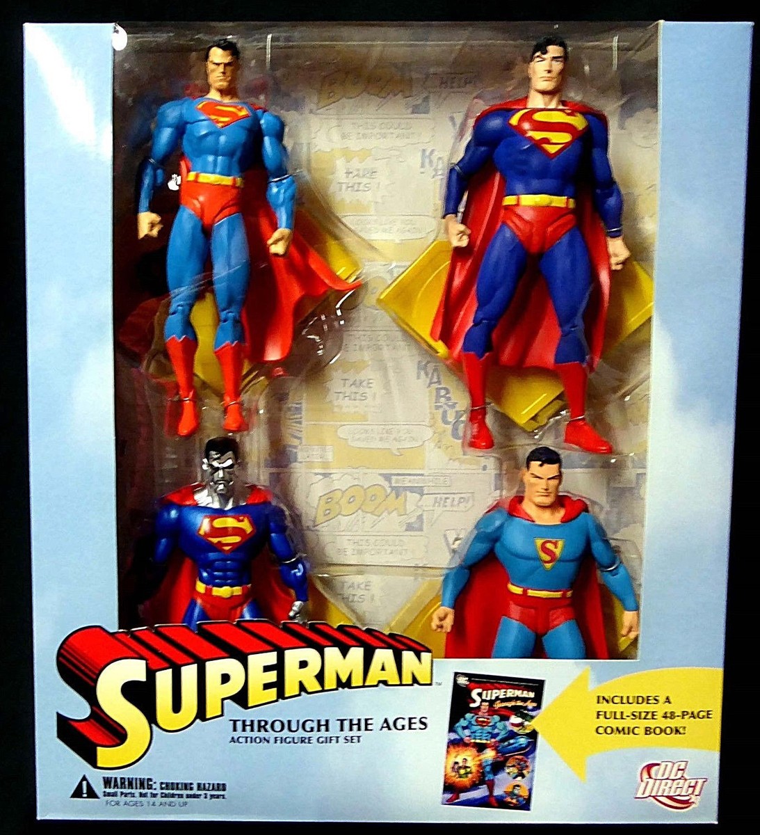 Superman Through the Ages Boxed Figure Set New 2006 DC