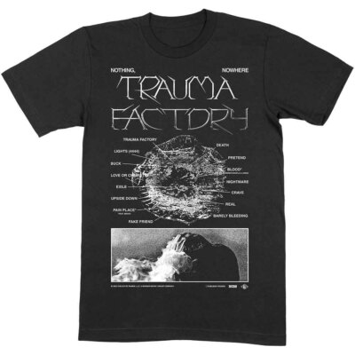 Nothing,Nowhere Trauma Factor V.2 T-Shirt Black New