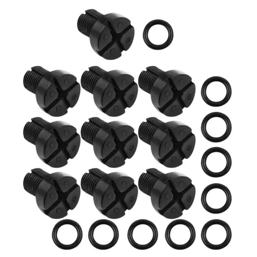 For BMW E36 E39 E90 E53 Engine Coolant Bleeder Screw 17111712788 10Pcs W/O-Ring - Picture 3 of 16