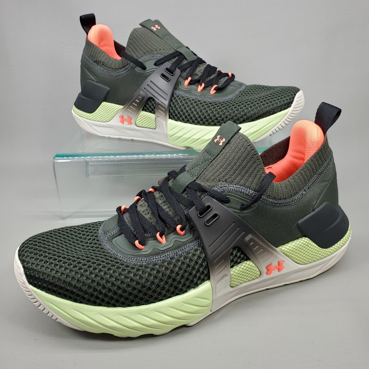 Project Rock 4 Shoes Mana Gym Training Under Armour Green Olive