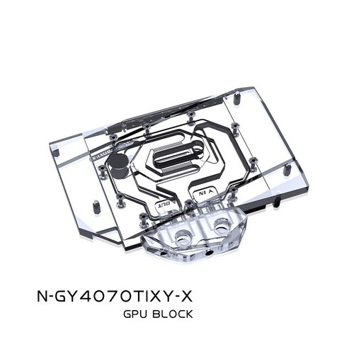 Bykski GPU Water Block For Galax GeForce RTX 4070 Ti Boomstar OC N-GY4070TIXY-X - Photo 6/13
