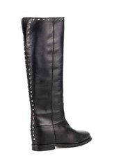 VIA ROMA 15 - STIVALE CON BORCHIETTE POSTERIORI Nero SCONTO 30%