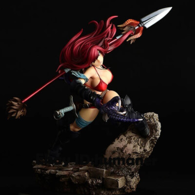 ORCATOYS FAIRY TAIL Erza Scarlet Knight Black Vert.1/6 Scale PVC Painted Figure