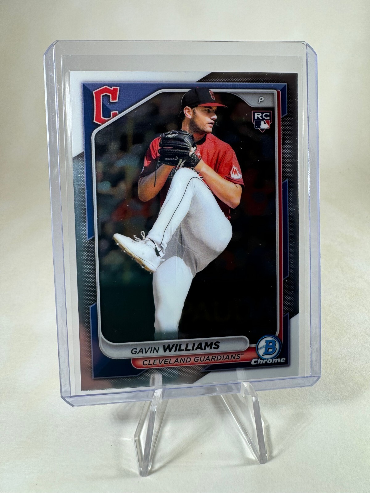 2024 Bowman Chrome #77 Gavin Williams RC
