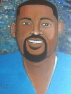 Will Smith Acrylic Painting