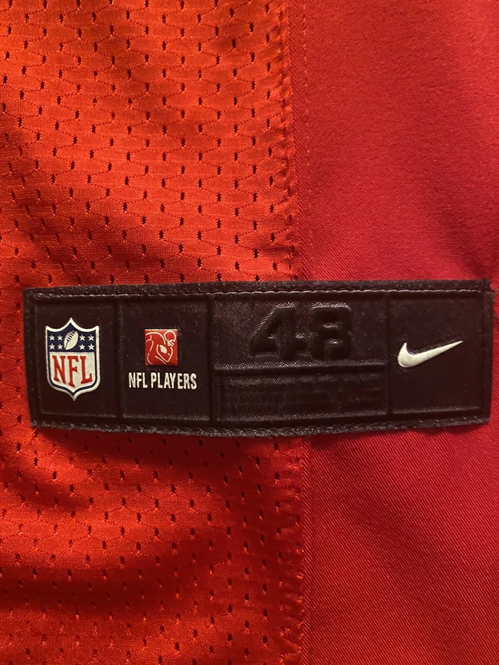 Футболка игроков Nike San Francisco 49ers Vernon Davis 85 NFL новая с ценниками размер 48 - Изображение 4 из 4