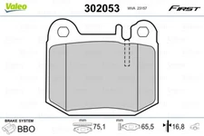 Valeo 302053 brake pad set, disc brake for Mercedes-Benz