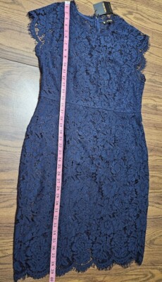 Miusol Women's Retro Floral Lace Slim Evening Mini Dress- NWT-Size 1 X |  eBay