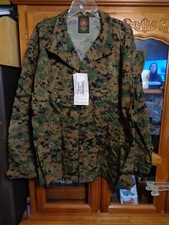 USMC MARPAT Uniform WOODLAND Combat Shirt X LARGE REGLAR NEW WITH TAG