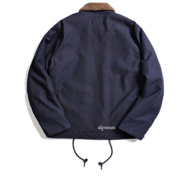 Vintage Navy N-1 Deck Jacket Men's Cotton Short Jacket Coats