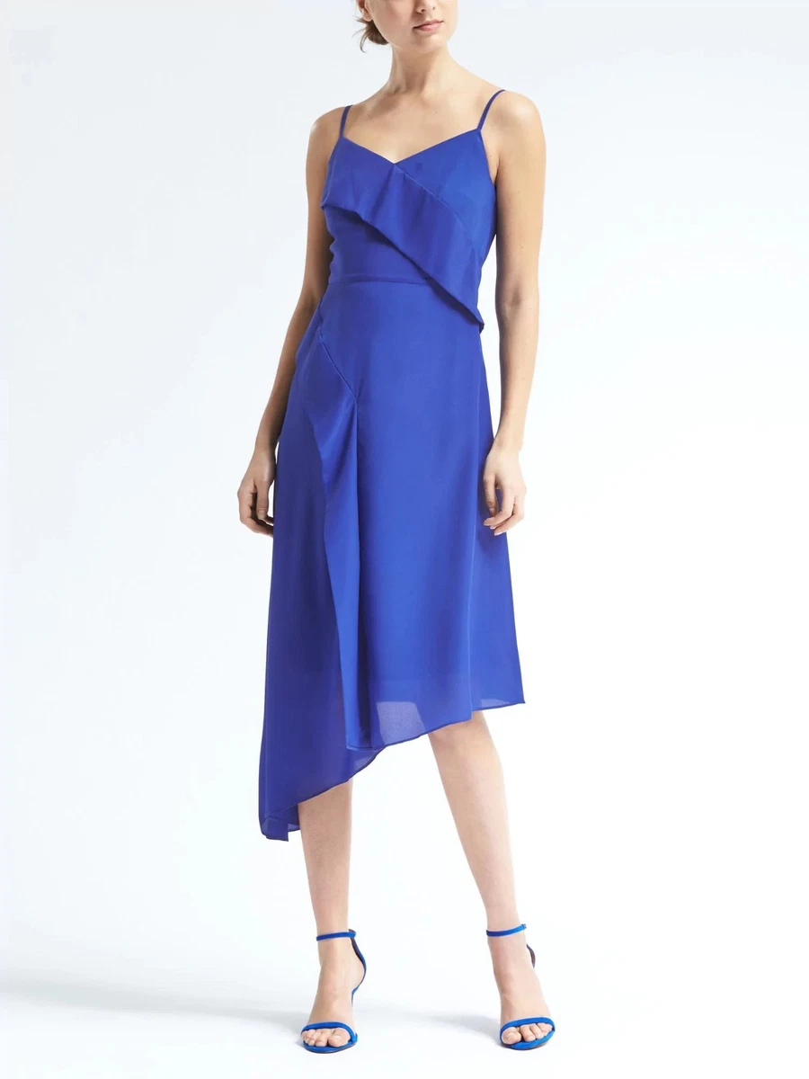 Banana republic royal 2025 blue dress
