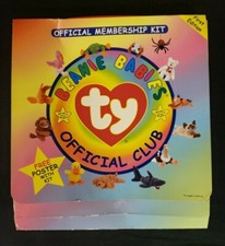 ty beanie babies official club membership kit