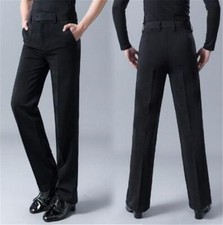 Latin Dance Pants Men's Modern Dance Ballroom Practice Performance Pants Trouser