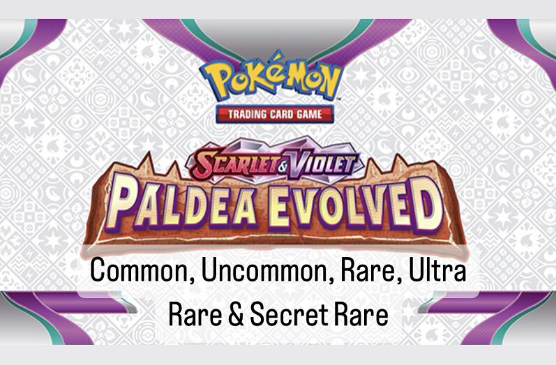 Pokemon Paldea Evolved Common, Rare, Ultra & Secret Rare - Singles, You Pick