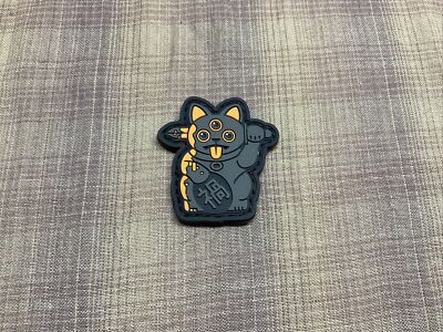 Playge Large Misfortune Cat- PVC Ranger Eye Patch Grey/Orange RE Koch Tools