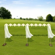 Professional Wedding Backdrop Stand Pipe Kit 10'x 20' Heavy Duty Background Pipe
