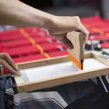 46 Pieces Screen Printing Kit with - 4 Color Screen Printing Ink - 2 Size Screen