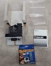 Polaroid SX-70 One Step Rainbow Instant Land Camera New with Bulbs