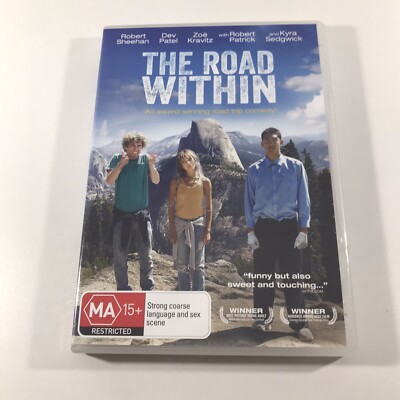 The Road Within DVD Movie R4 Dev Patel Zoe Kravitz Robert Patrick Kyra Sedgwick
