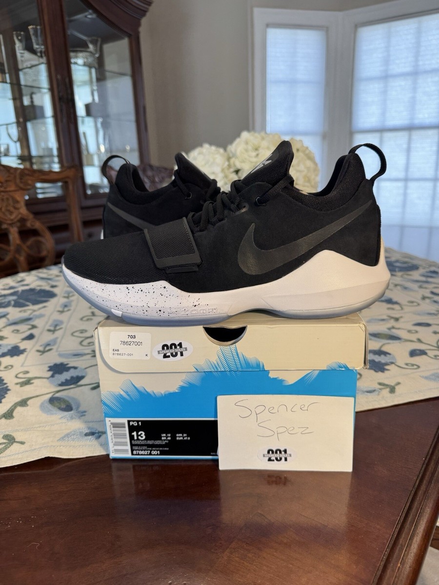 Size 13 - Nike PG 1 Black Ice - 878627-001 Brand New OG All Rare