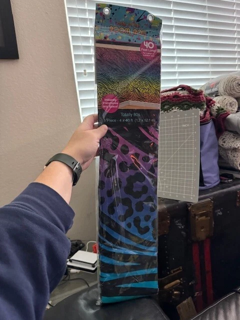 Totally 80's Scene Setter Room Transformation Roll 4ftx40ft Roll New! - Image 2 of 2
