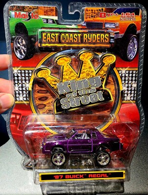Maisto '87 Buick Regal East Coast Ryders 1:64 SCALE (PURPLE COLOR